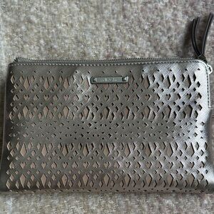 Stella & Dot Metallic Cutout Wristlet